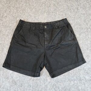 Bear Bottom Shorts Mens 2XL XXL Black  Elastic Waist Chino Casual Preppy Pockets